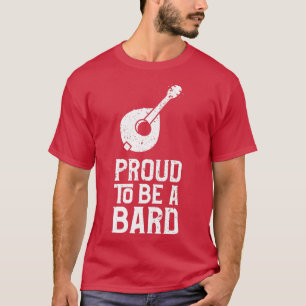 T-shirt Fier D'Être Un Blanc Barde