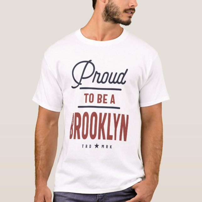T-shirt Fier d'être un Brooklyn (Devant)