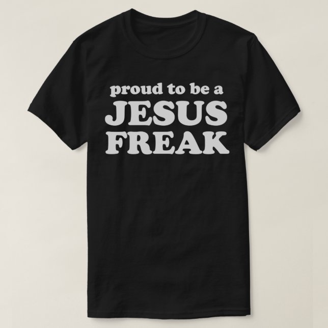 T-shirt Fier d'être un fou de Jésus (Design devant)