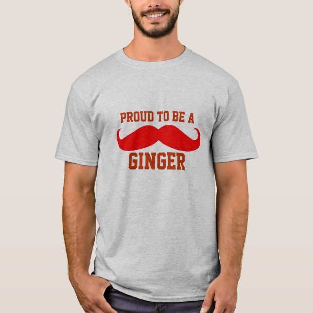 T-shirt Fier d'être un GINGEMBRE (pour lui) (Devant)
