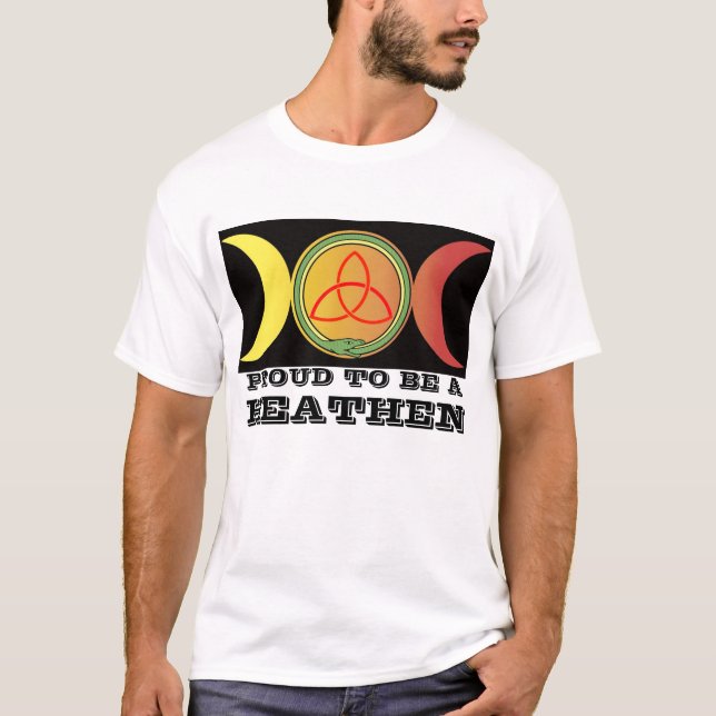 T-shirt Fier d'être un Heather 1 (Devant)