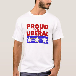 T-shirt Fier d'être un libéral