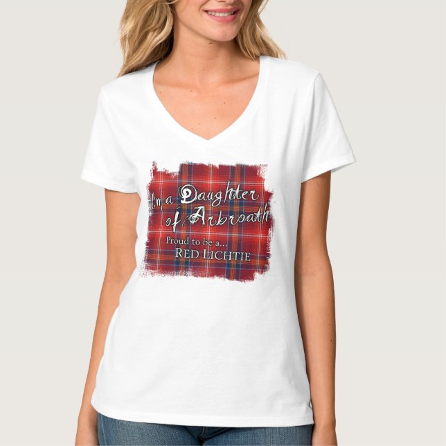 T-shirt Fier d'être un Lichtie rouge (Devant)