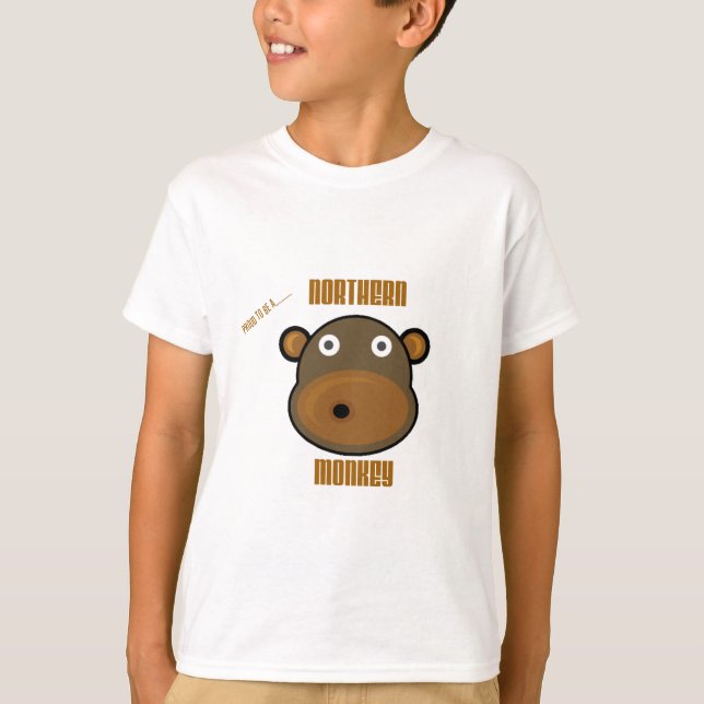T-shirt Fier d'être un singe du nord (Devant)