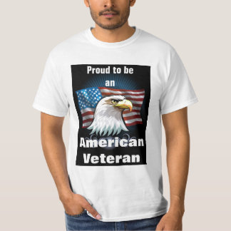 T-shirt Fier d'être un vétéran américain