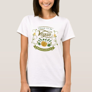 T-shirt Fier d'être Vegan