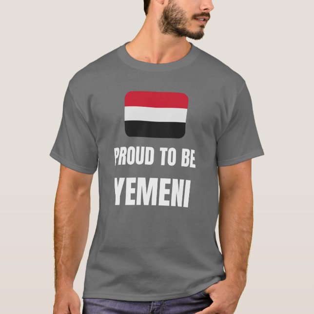 T-shirt Fier d'être yéménite (Devant)