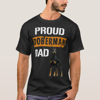 T-shirt Fier Doberman Papa