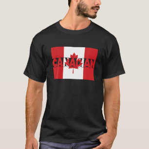 T-shirt Fier drapeau canadien Fête du Canada Racines canad