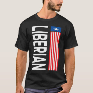 T-shirt Fier drapeau libérien Fête du Libéria Racines libé