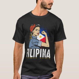 T-shirt Fier drapeau philippin femme Philippines