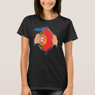 T-shirt Fier drapeau portugais Portugal