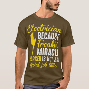 T-shirt Fier électricien