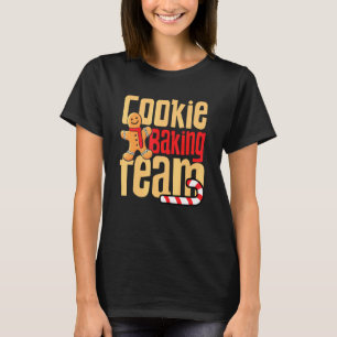 T-shirt Fier Équipe De Cuisinière Cookie Pour Noël