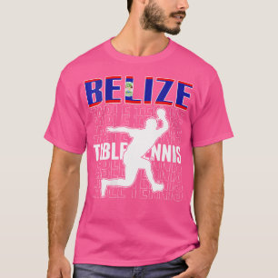 T-shirt Fier Femme Belize Table Amateurs de tennis Jersey