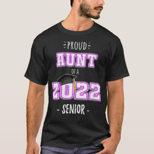 T-shirt Fier femme Tante d'un Senior Senior 2022 Senior 20