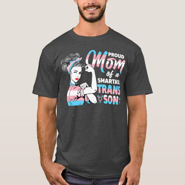 T-shirt Fier Fier Indestructible Trans Mom Pride LGBT (Devant)