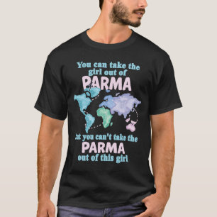 T-shirt Fier Fille De Parme Déménagement De Parme