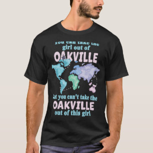 T-shirt Fier Fille D'Oakville Relocalisation D'Oakville