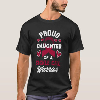 T-shirt Fier Fille D'Un Guerrier À Cellule De Faucille