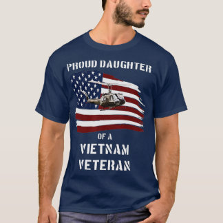 T-shirt Fier fille d'un vétéran du Vietnam
