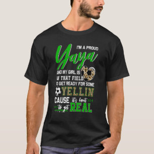 T-shirt Fier Football Yaya Football Famille Correspondance