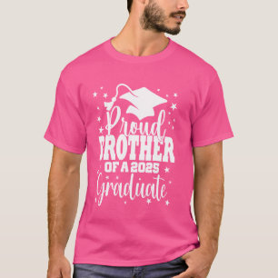 T-shirt Fier Frère de la classe de 2025 Graduate Senior Gr