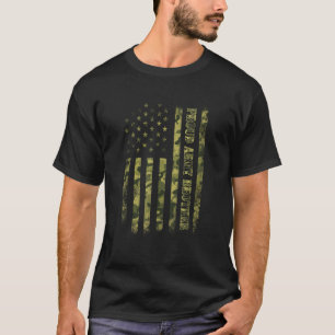 T-shirt Fier frère de l'armée Chemise drapeau américain Ca