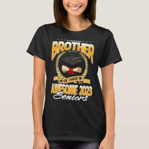 T-shirt Fier Frère De Trois Aînés 2023