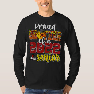 T-shirt Fier Frère D'Un Frère De Basket-Ball Senior 2022