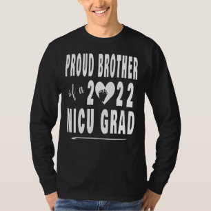 T-shirt Fier Frère D'Un Nouveau-Né Nicu Grad 2022 Bébé Gir