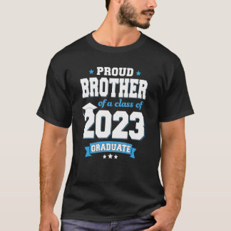 T-shirt Fier Frère D'Une Classe De 2023 Diplômé Senior