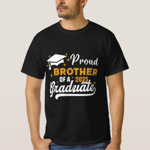 T-shirt fier frère d'une classe de 2025 diplômée de 2025