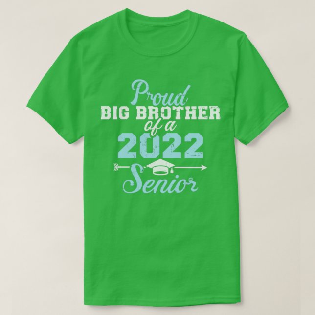 T-shirt Fier frère d'une classe de fin d'études de 20221 (Design devant)