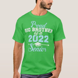 T-shirt Fier frère d'une classe de fin d'études de 20221