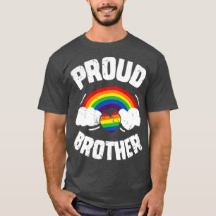 T-shirt Fier frère Gay pride LGBT pour hommes garçons