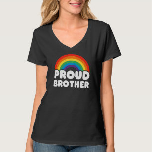 T-shirt Fier Frère Lgbt Gay pride Drapeau Lgbtq