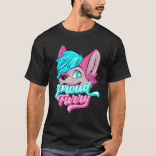 T-shirt Fier Furry Fandom Furries Tails Oreilles Furry Per