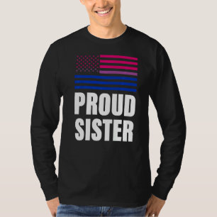 T-shirt Fier Gay pride Lgbt de la soeur Bisexual