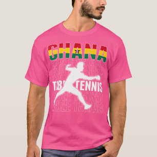 T-shirt Fier Ghana de tennis de table Fans Jersey Ghanian 