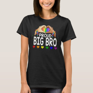 T-shirt Fier Grand Bro Lgbt Drapeau Gay Lesbian Pride Para