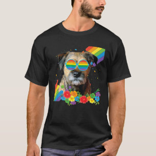 T-shirt Fier Grand-Mère D'Un Chien Gay Lesbian Pride LGBT