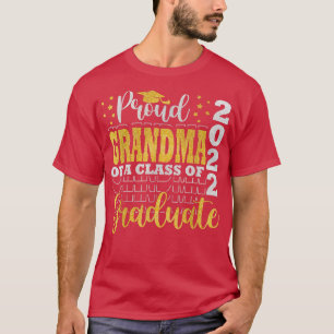 T-shirt Fier grand-mère d'une classe de 2022 Chemise Supér