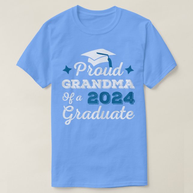 T-shirt Fier grand-mère d'une classe de 2024   (Design devant)