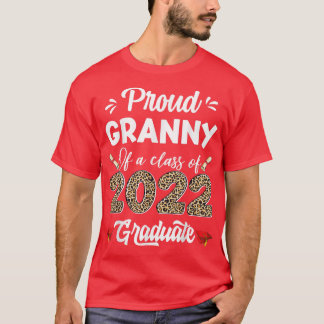 T-shirt Fier Grand-Mère D'Une Classe De Diplômés De 2022