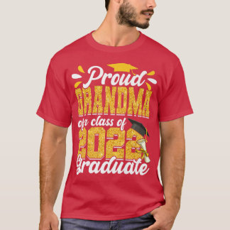 T-shirt Fier Grand-Mère D'Une Classe De Graduate De 2022