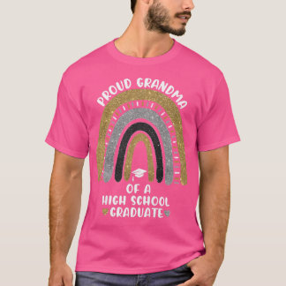 T-shirt Fier Grand-Mère D'Une Rai D'Études Secondaires