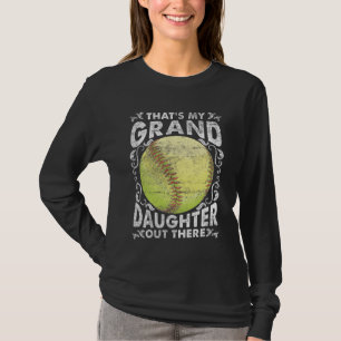 T-shirt Fier grand-parents au softball en jouant à Grandgi