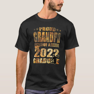 T-shirt Fier Grand-Père Classe De2022 Diplômé Haute Famill