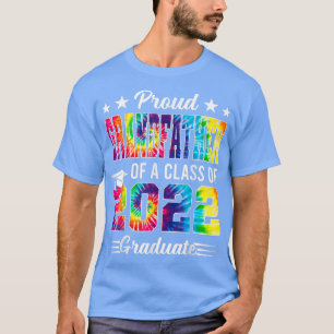 T-shirt Fier Grand-Père Classe De 2022 Tie Dye Graduate S